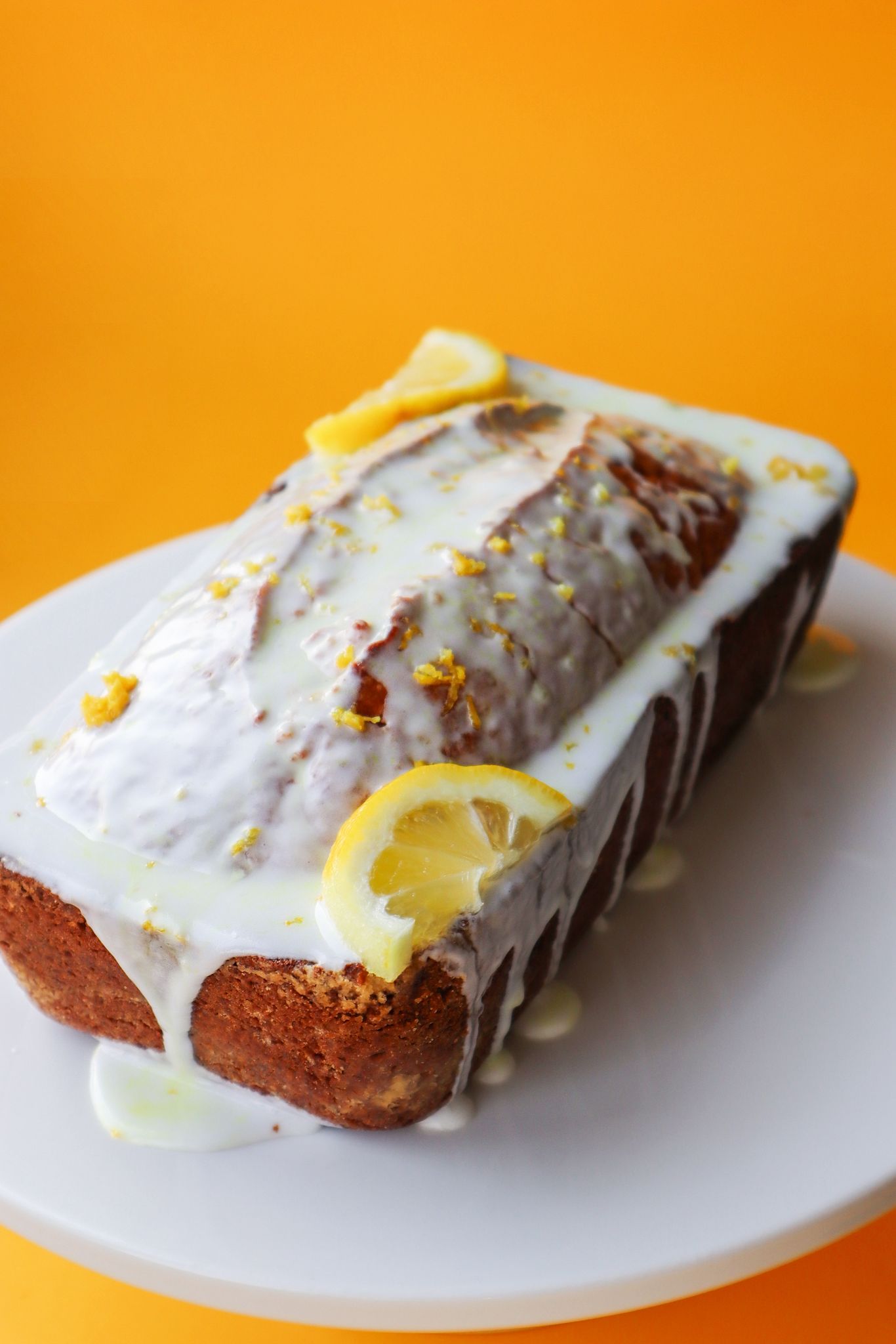 Citroencake met glazuur