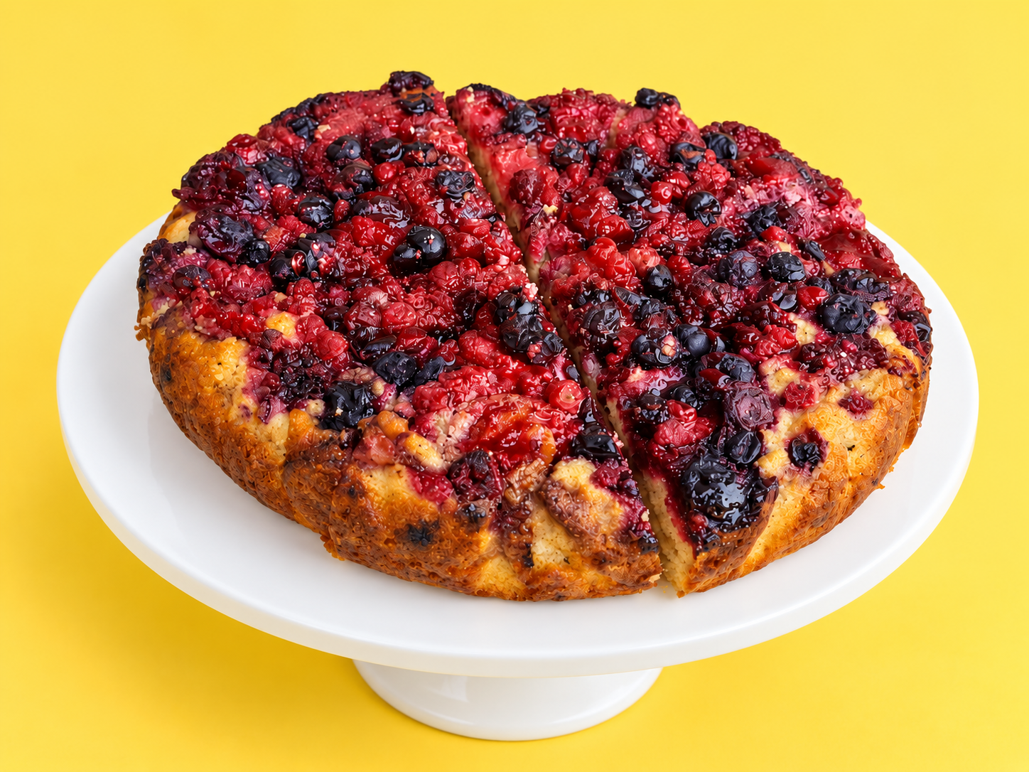 Suikervrije yoghurttaart met rood fruit